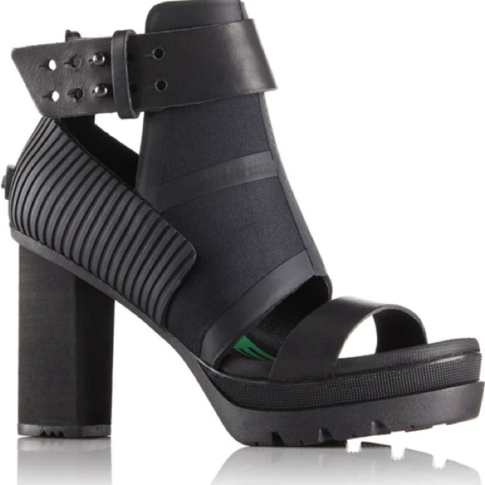 BNWOT Sorel Medina Heeled sandals Wmns 12 EU 43